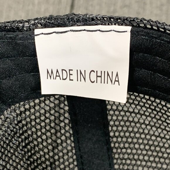 MSI Trucker Hat Adjustable Gray Black Mesh Back Snapback Baseball Cap Mens - Picture 13 of 13